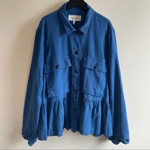 THE GREAT. Blue Women's Jacket